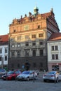 Renaissance town hall on Republic Square in PlzeÃË Royalty Free Stock Photo